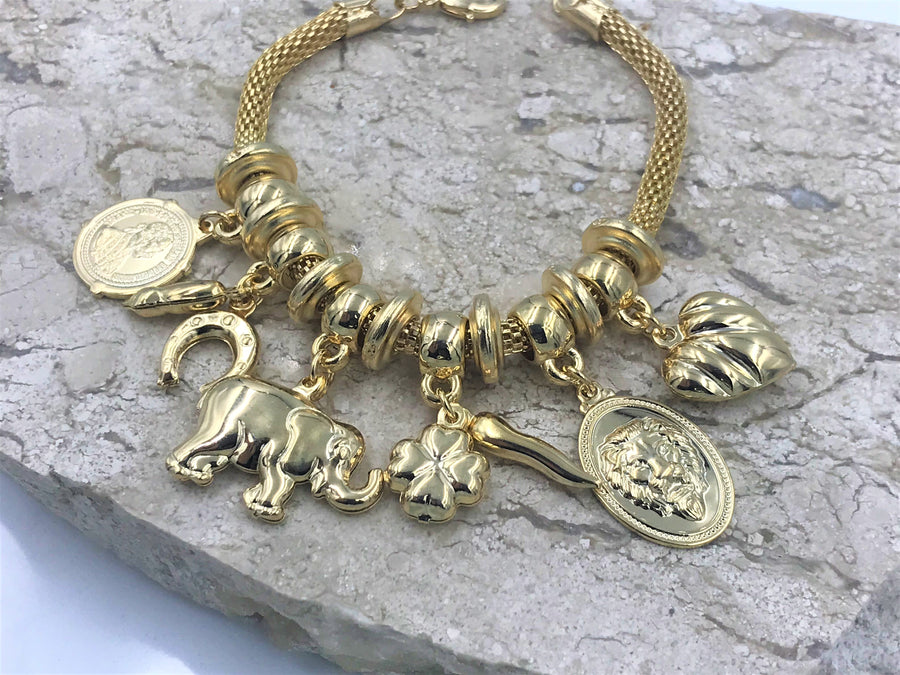 Stainless Steel Chunky Bracelet | 18k Gold Bracelet Cuban Chain - 18k Gold  Plated - Aliexpress